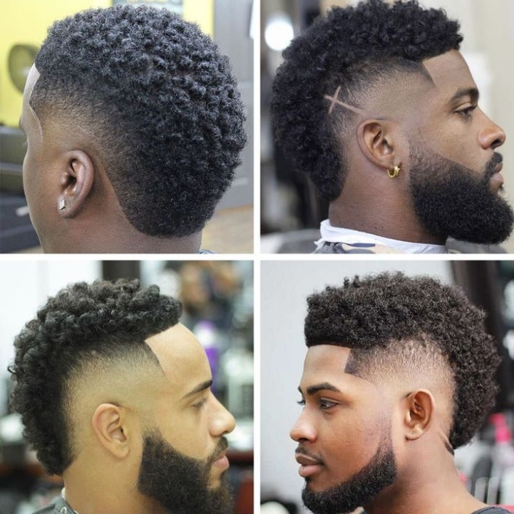 Niche Utama 1  Mohawk Fade Haircuts For Black Men - New Natural Hairstyles